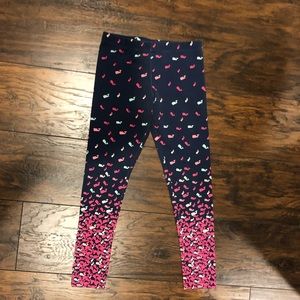 Vineyard Vines Girls Whale Leggings, Sz Medium